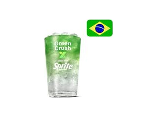 Officielt produktfoto af Green Crush X Sprite® Zero, lille fra McDonald’s Danmark