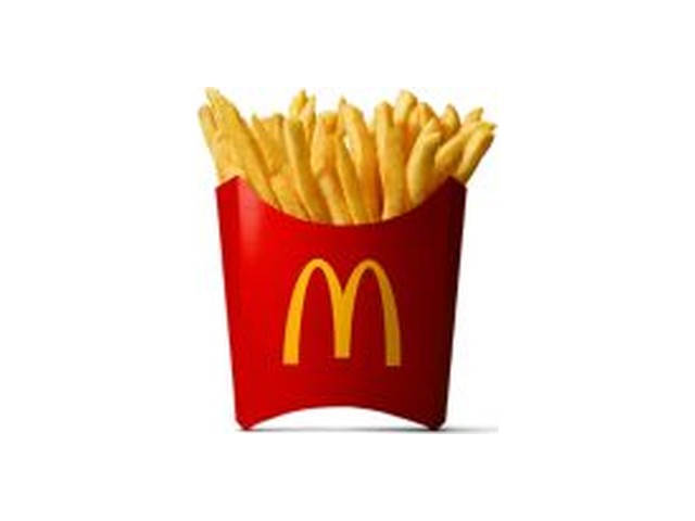 Officielt produktfoto af Pommes Frites, mellem fra McDonald’s Danmark
