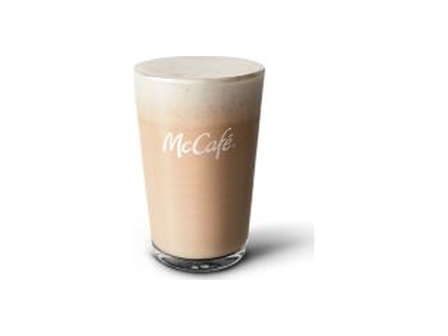 Officielt produktfoto af Chai latte, stor fra McDonald’s Danmark