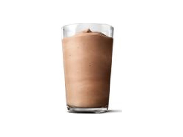 Officielt produktfoto af Milkshake m. chokoladesmag, lille fra McDonald’s Danmark