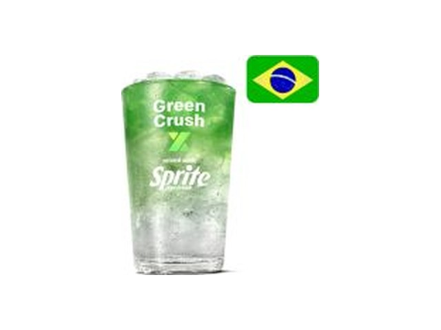 Officielt produktfoto af Green Crush X Sprite® Zero, mellem fra McDonald’s Danmark