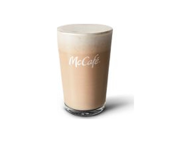 Officielt produktfoto af Chai latte, mellem fra McDonald’s Danmark