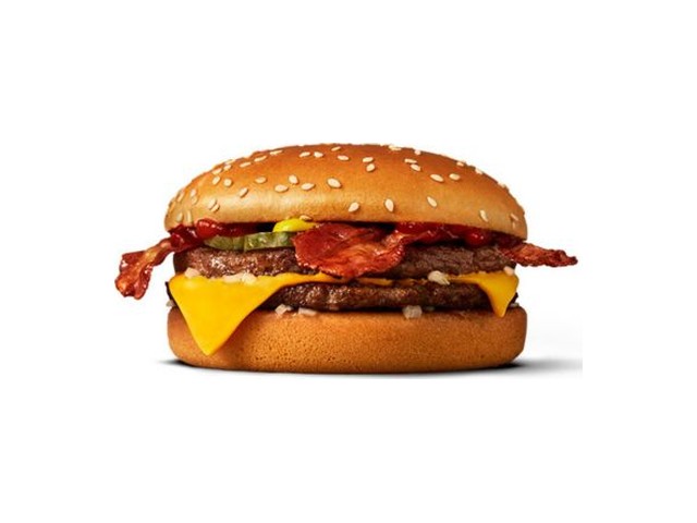 Officielt produktfoto af McBacon® fra McDonald’s Danmark