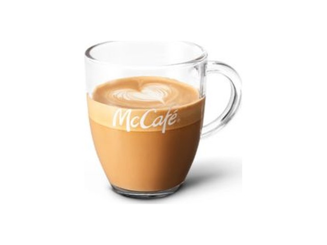 Officielt produktfoto af Cortado, mellem fra McDonald’s Danmark