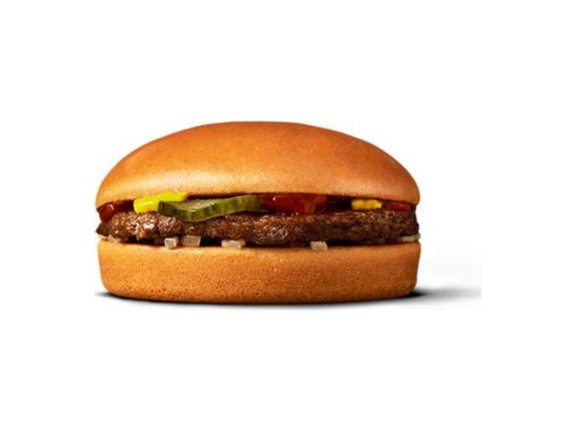 Officielt produktfoto af Hamburger fra McDonald’s Danmark