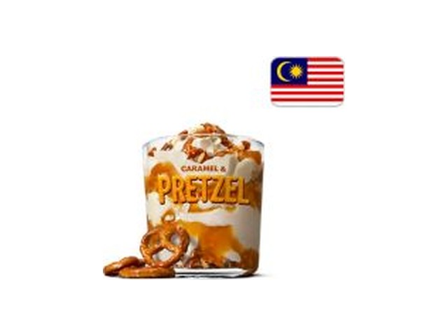 Officielt produktfoto af McFlurry® Caramel & Pretzel fra McDonald’s Danmark