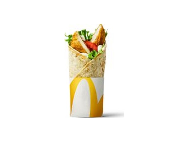 Officielt produktfoto af McWrap® Crispy Chicken fra McDonald’s Danmark