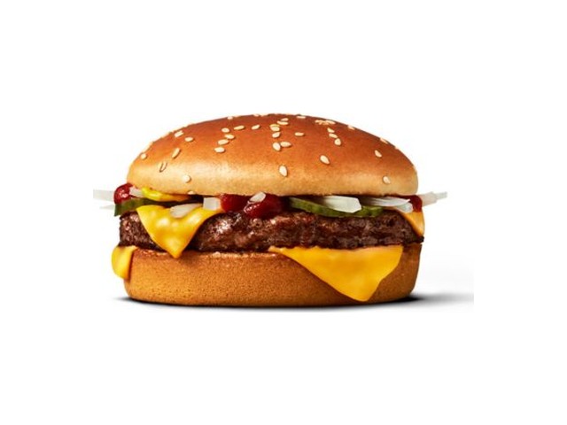 Officielt produktfoto af Quarter Pounder® fra McDonald’s Danmark