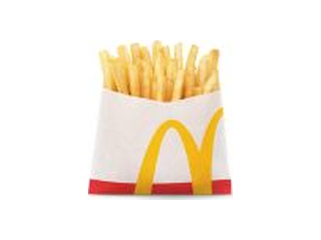 Officielt produktfoto af Pommes Frites, lille fra McDonald’s Danmark