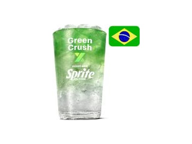 Officielt produktfoto af Green Crush X Sprite® Zero, stor fra McDonald’s Danmark