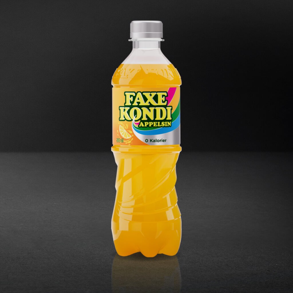 0,5l Faxe Kondi Appelsin 0 kal. fra Sunset Boulevard
