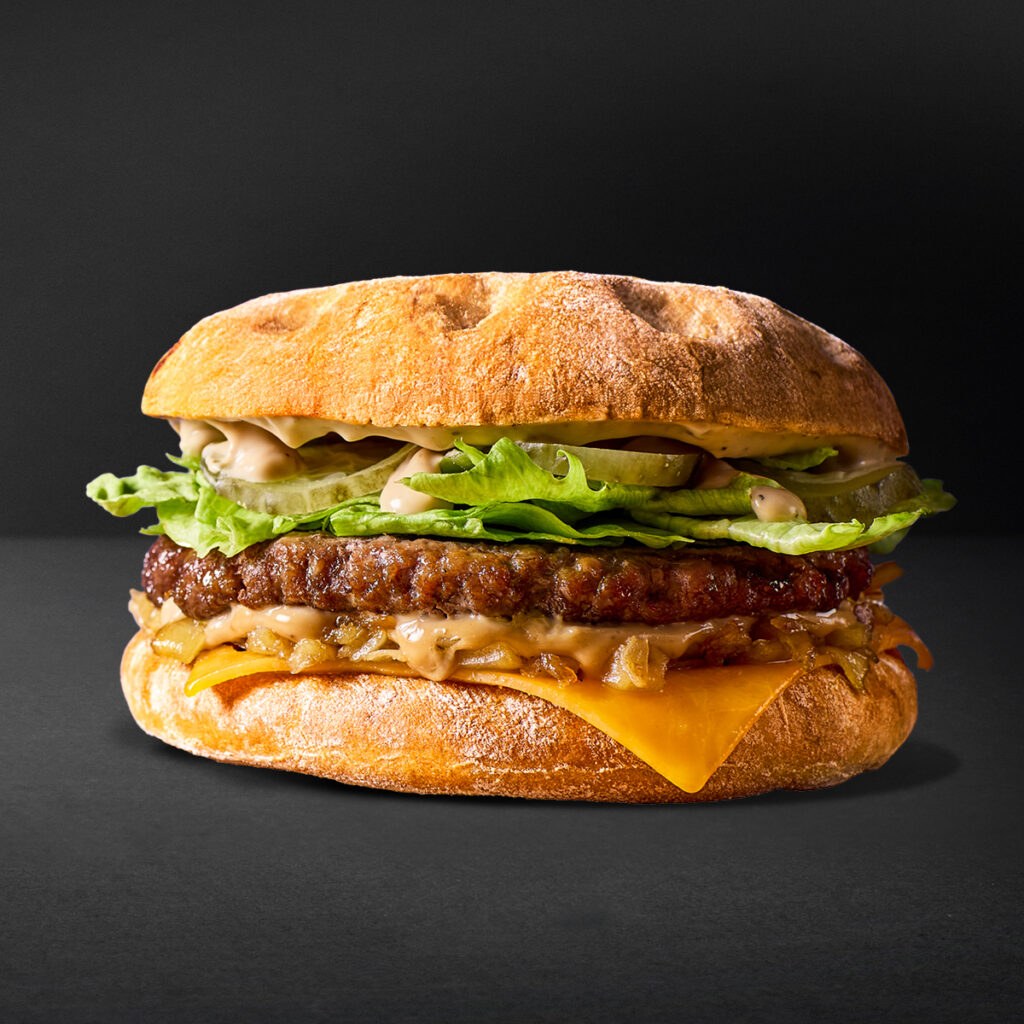Heart & Beef Burger fra Sunset Boulevard